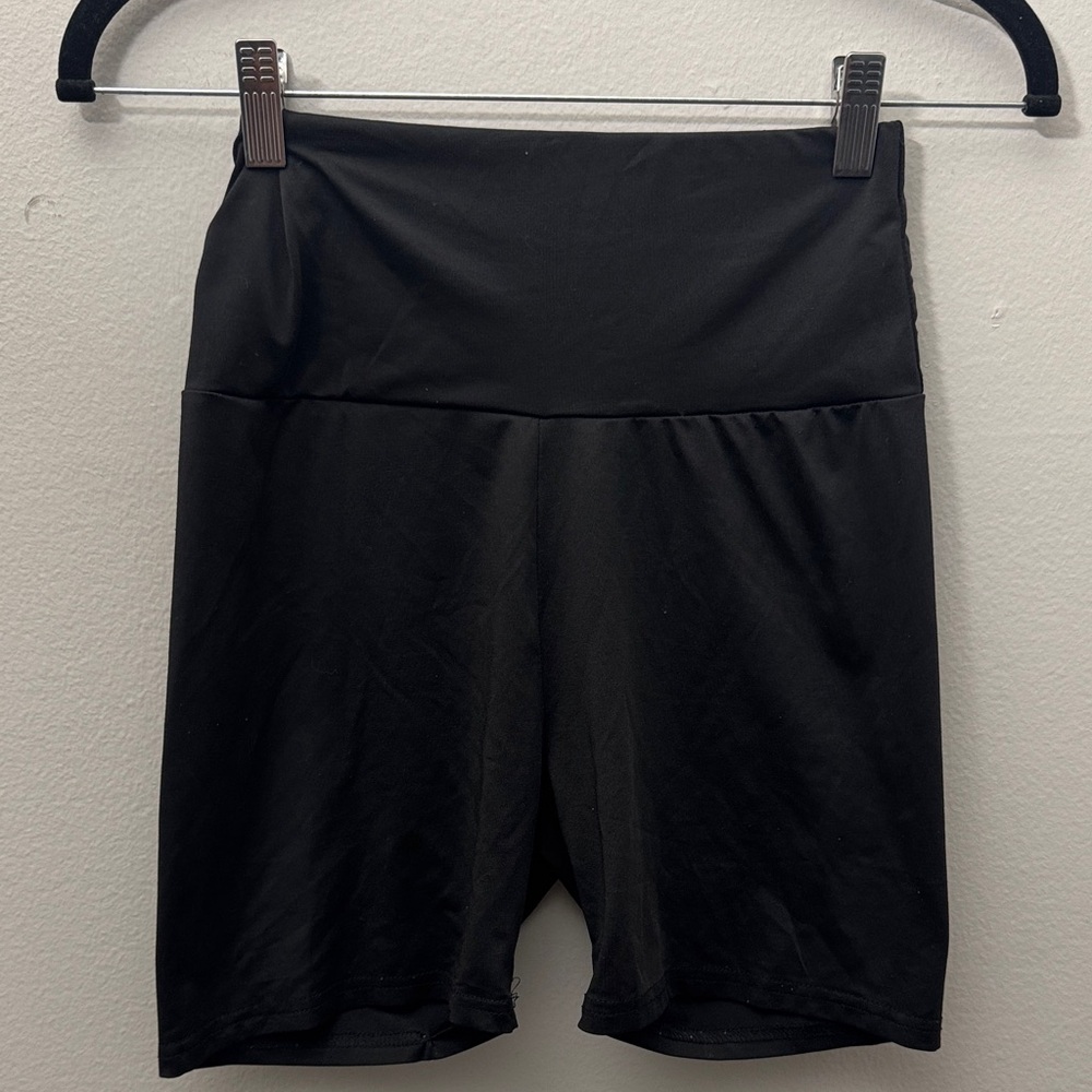 SHEIN Black Women's Bike Shorts